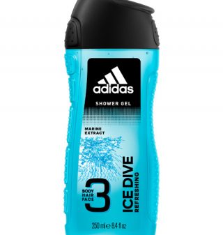 Ice Dive 3in1 Body Hair and Face Shower Gel By Adidas