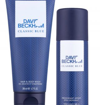 David Beckham Classic Blue Gift Set